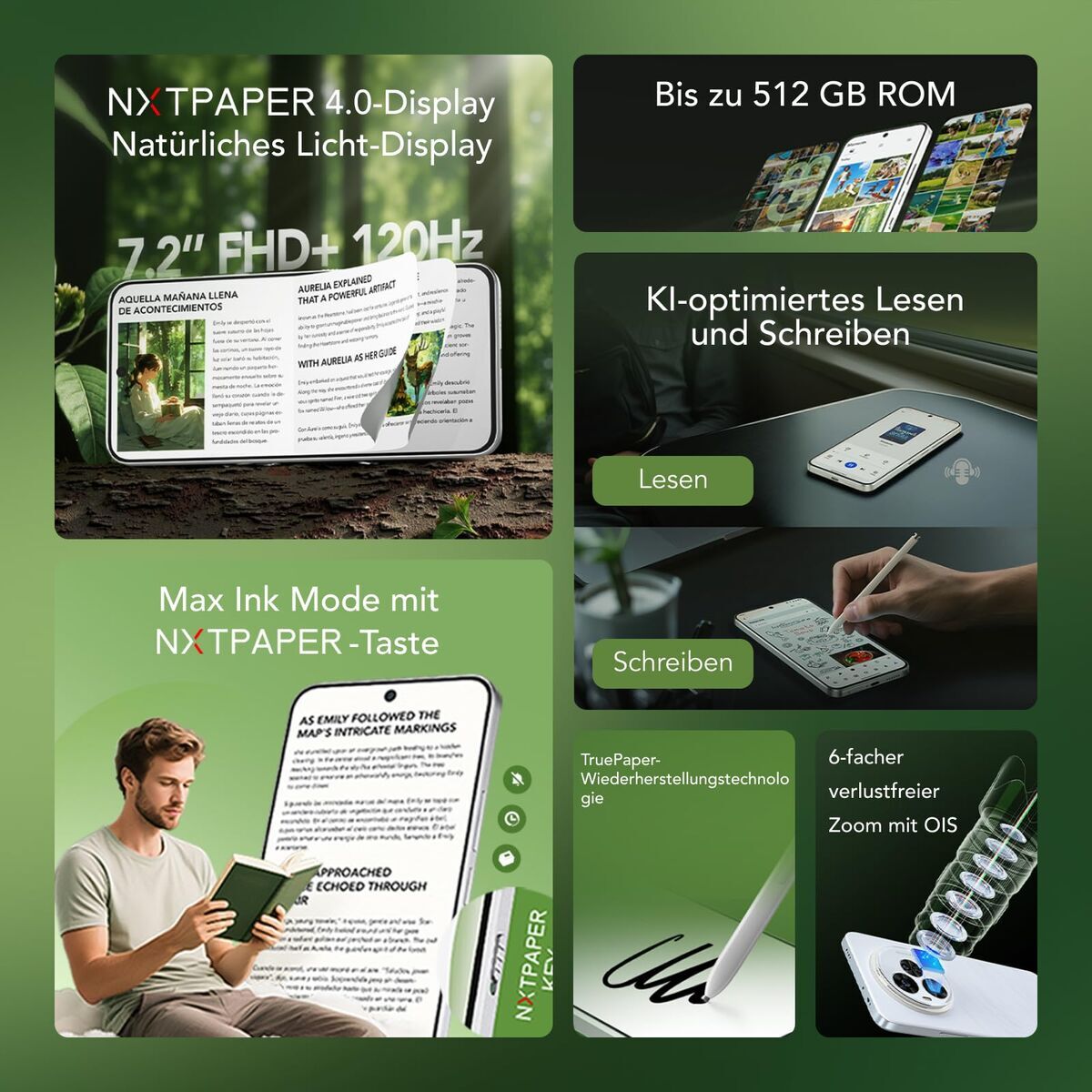 Smartphone TCL T951K1-2BLCA112-1 Octa Core 12 GB RAM 512 GB White