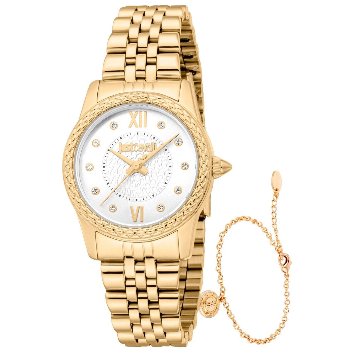 Ladies’ Watch Just Cavalli ANIMALIER SPECIAL PACK + BRACELET Golden ( 30 mm)