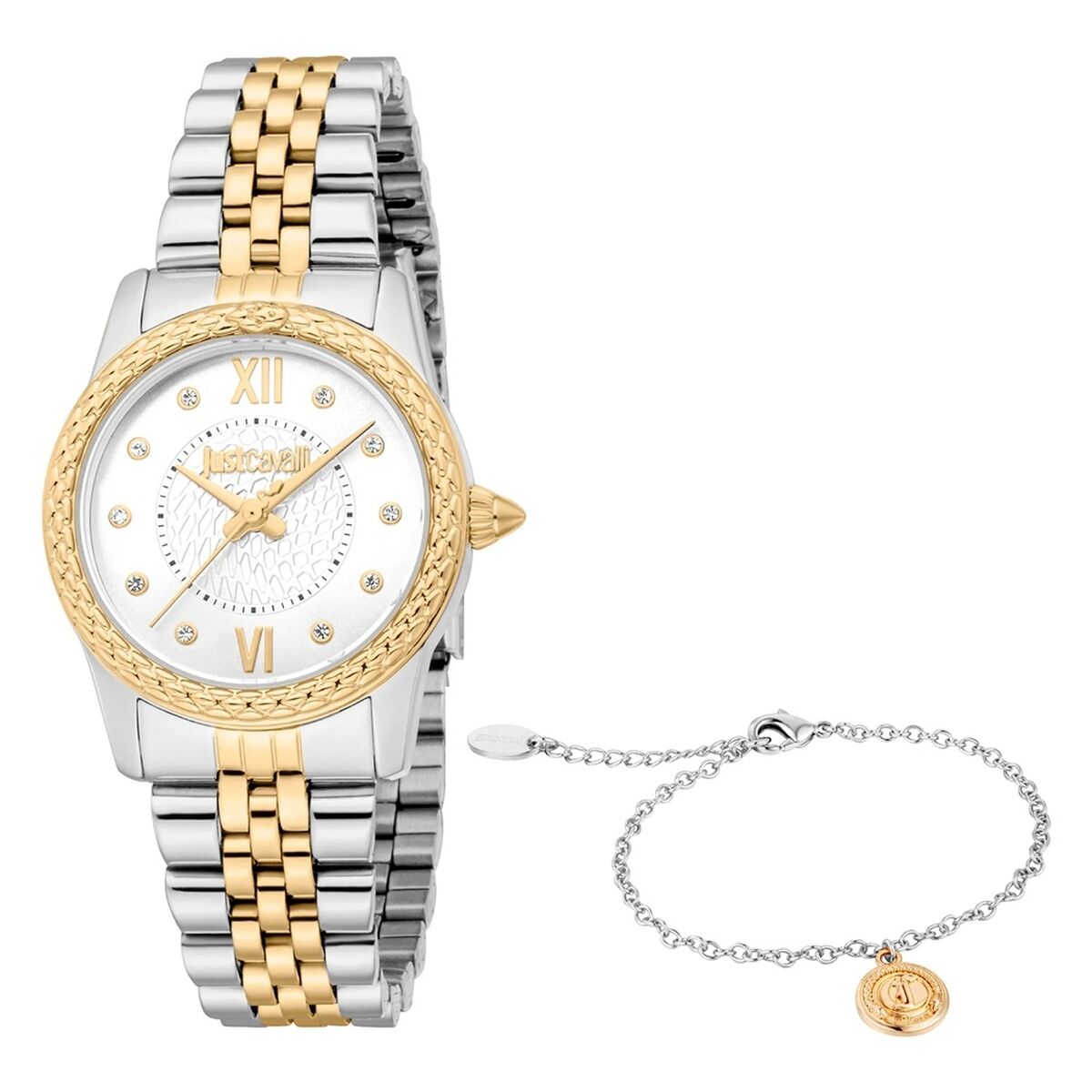 Ladies’ Watch Just Cavalli ANIMALIER SPECIAL PACK + BRACELET Golden ( 30 mm)
