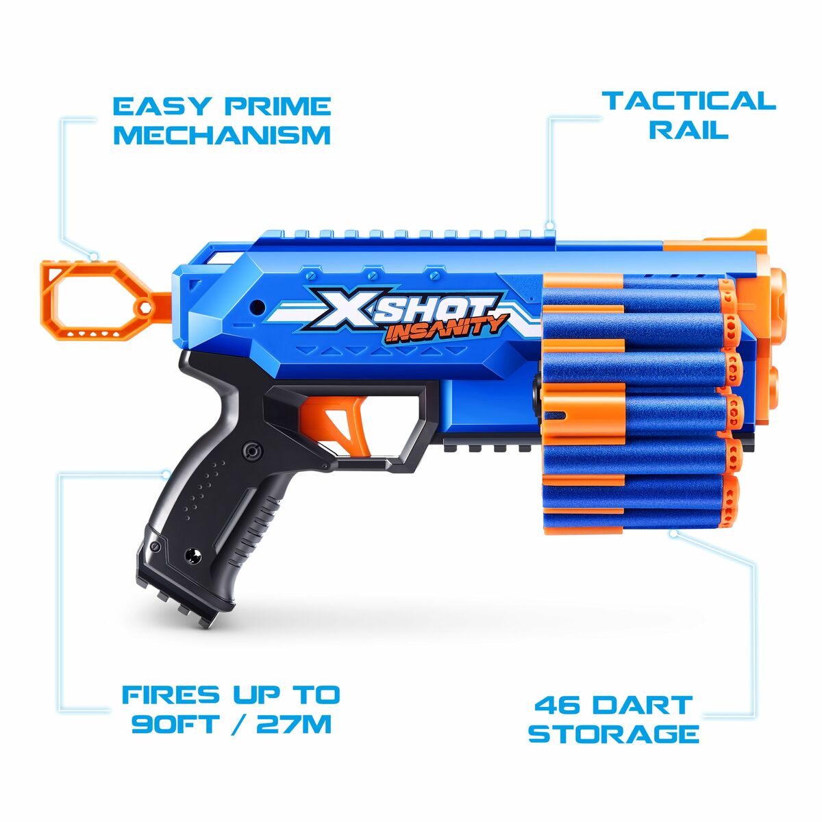 Dart Gun Zuru X-SHOT Manic