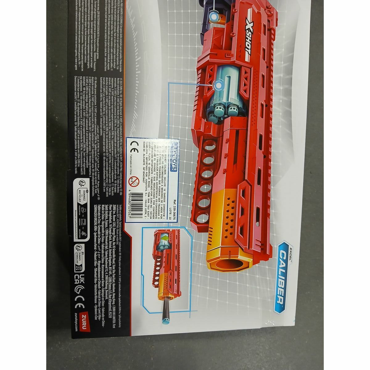 Dart Gun Zuru X-SHOT Caliber 23 x 50 x 7 cm