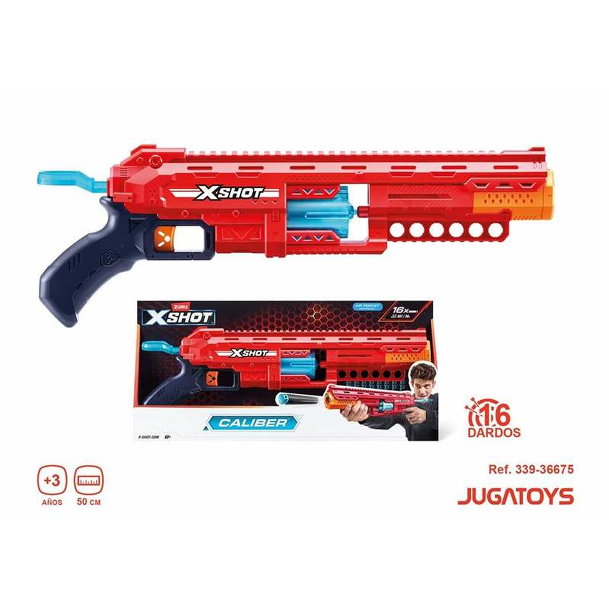Dart Gun Zuru X-SHOT Caliber 23 x 50 x 7 cm
