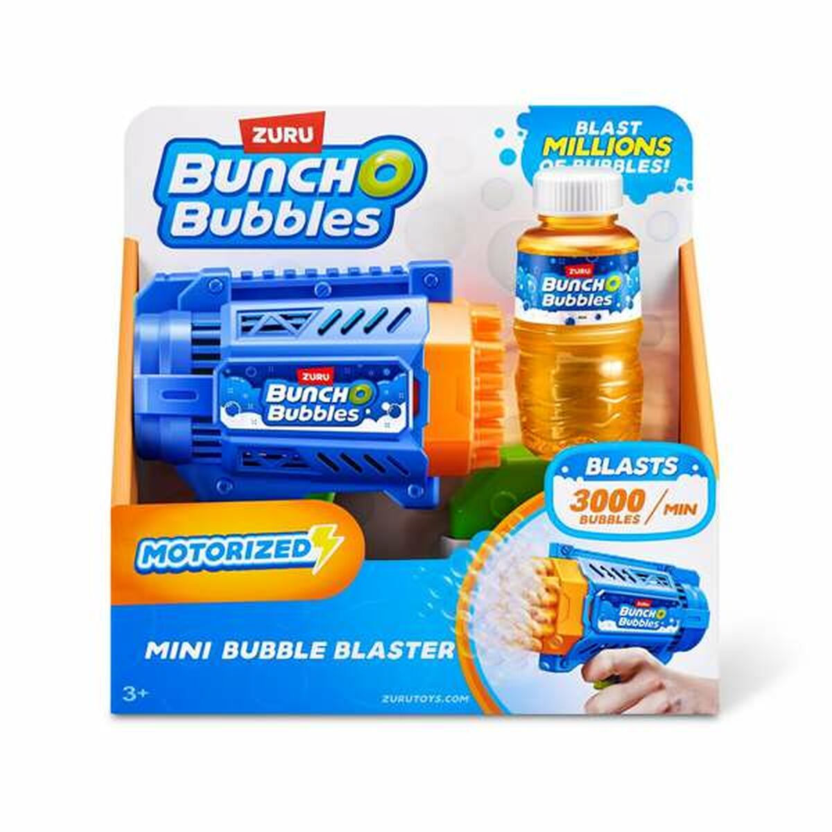 Soap Bubble Gun Zuru BunchO Mini Bubble Blaster 20 x 20 x 7 cm Blue Soap Bubble Gun Zuru BunchO Mini Bubble Blaster 20 x 20 x 7 cm Blue