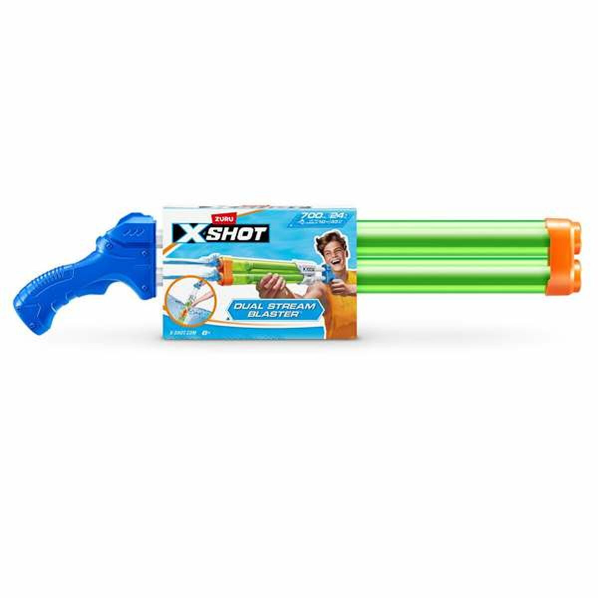 Water Pistol Zuru X-Shot Quad Stream Blaster 13 x 60 x 6 cm Water Pistol Zuru X-Shot Quad Stream Blaster 13 x 60 x 6 cm