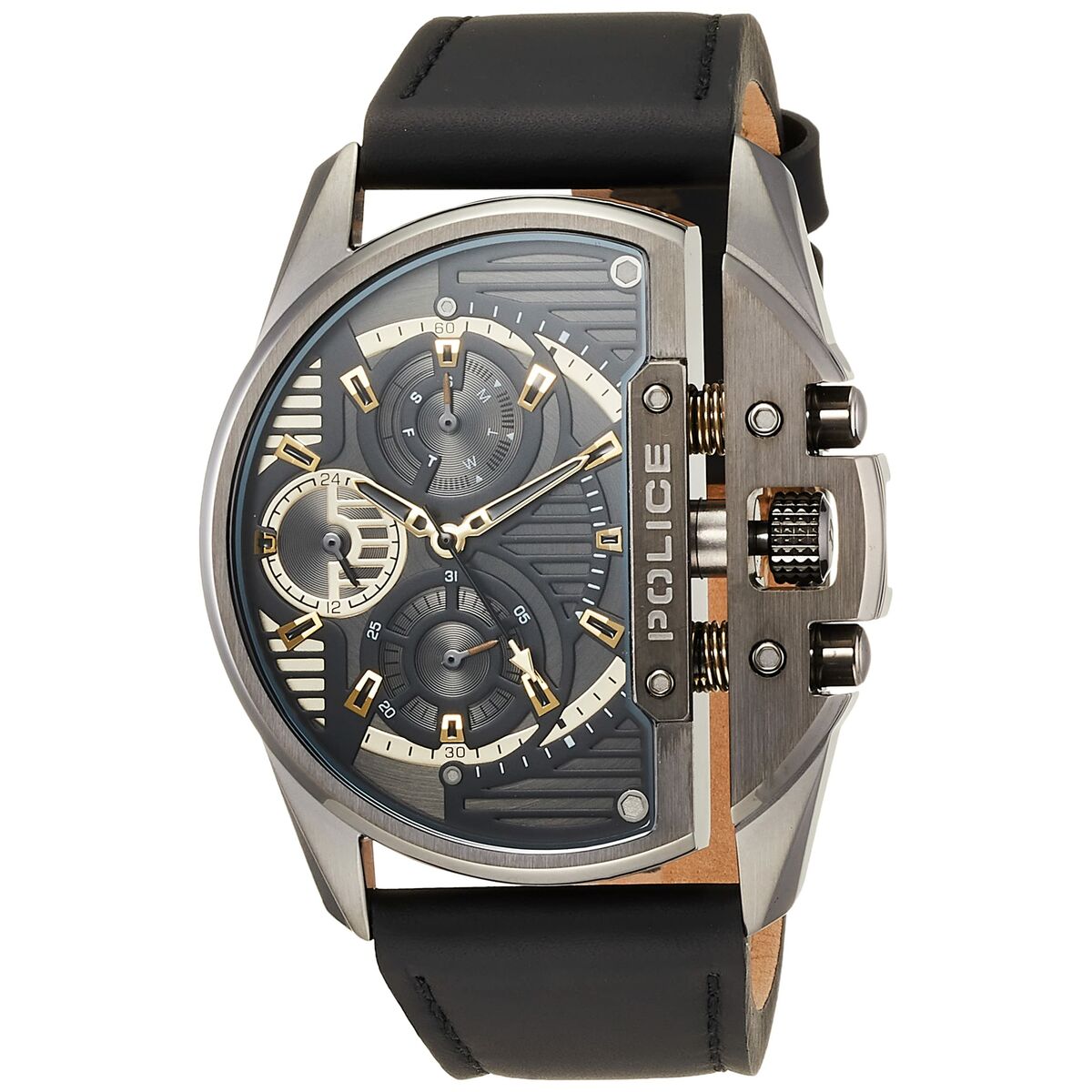 Men’s Watch Police PEWJF2203601 Black Grey