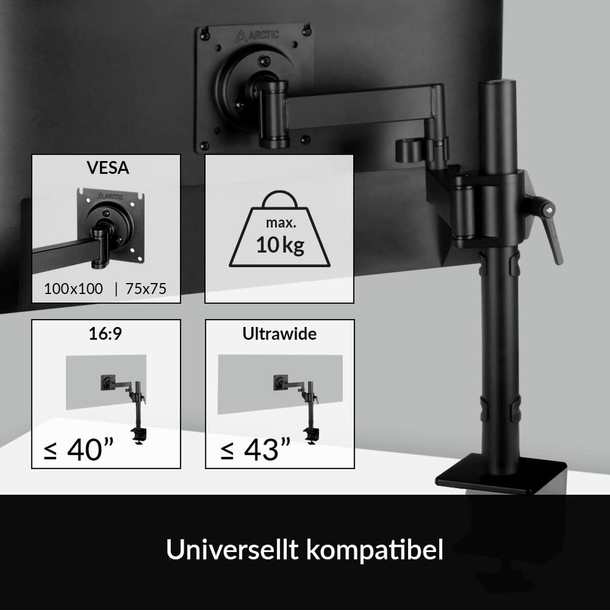 Screen Table Support Arctic AEMNT00061A 43″ 40″