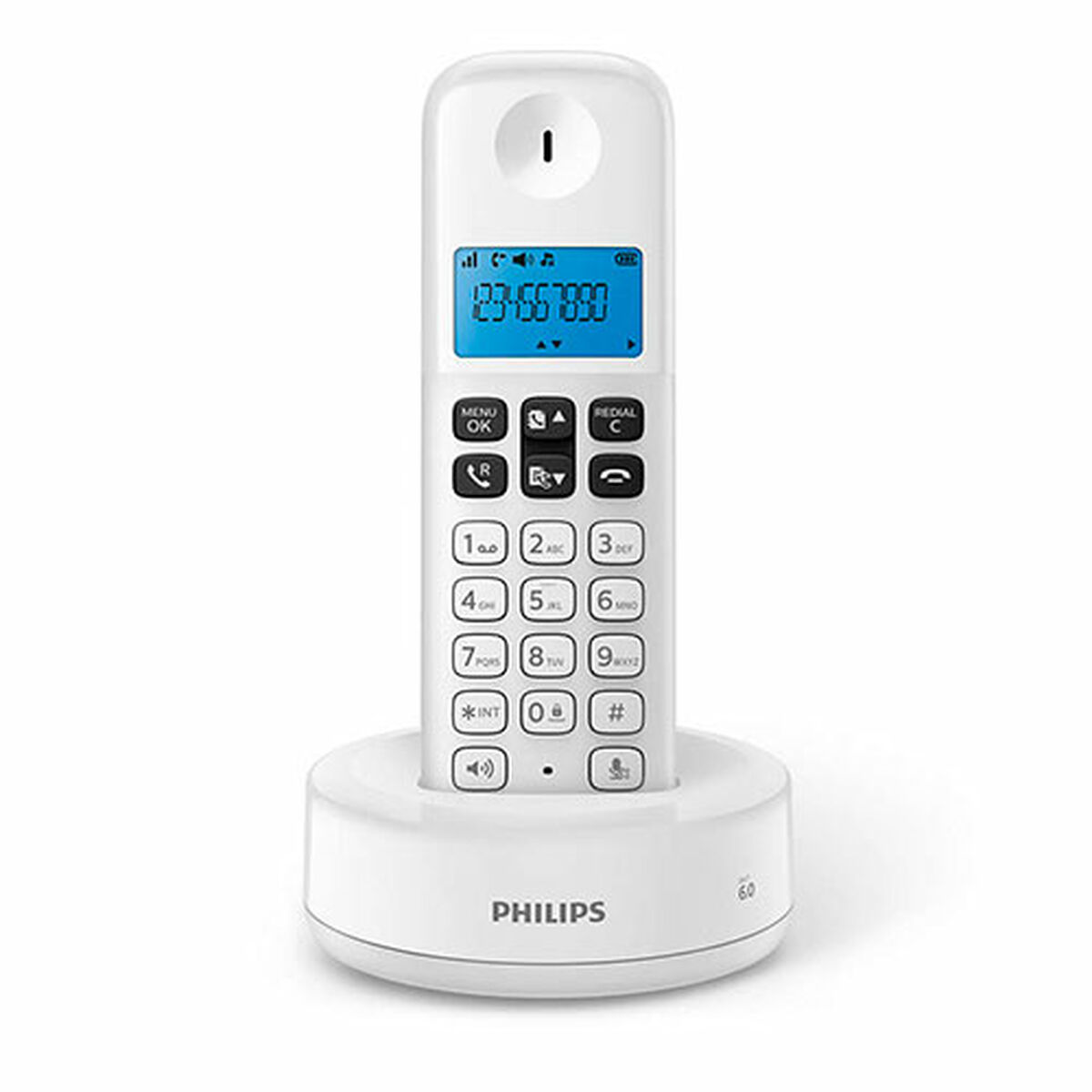 Wireless Phone Philips D1611B/34 Blue White Wireless Phone Philips D1611B/34 Blue White
