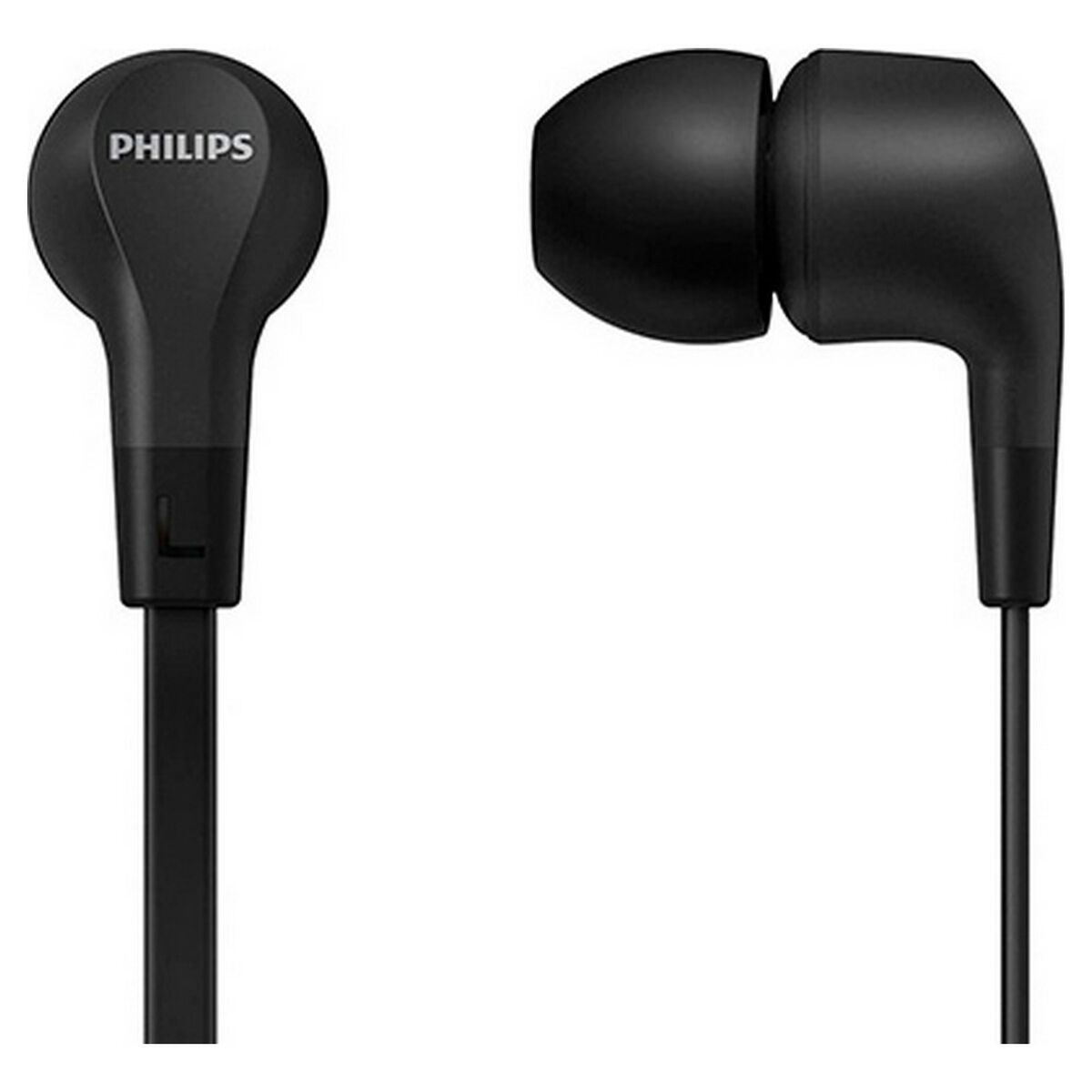 Headphones Philips TAE1105BK/00 Black Silicone Headphones Philips TAE1105BK/00 Black Silicone