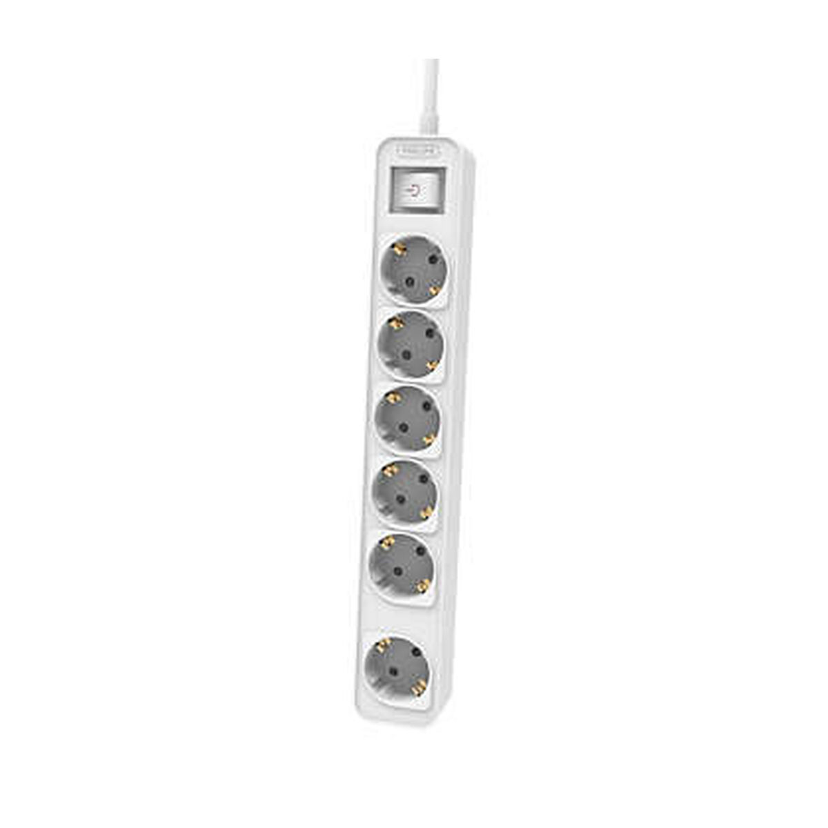 Power Socket – 6 Sockets with Switch Philips CHP2164W/62 (1,5 m) Power Socket – 6 Sockets with Switch Philips CHP2164W/62 (1,5 m)