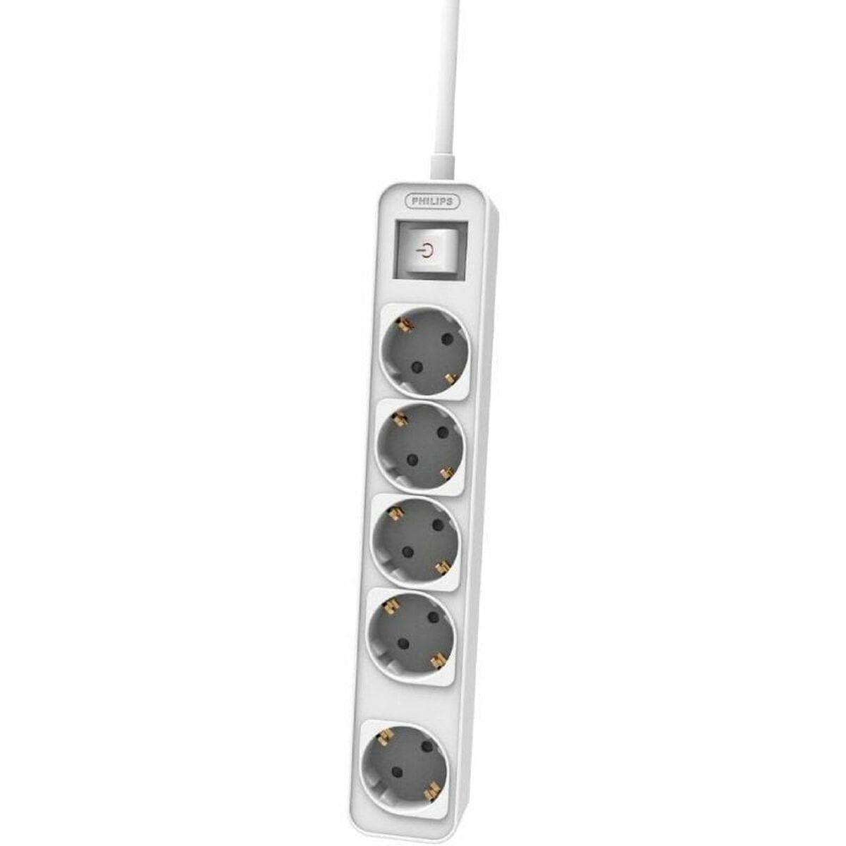 Power Socket – 5 sockets with Switch Philips CHP2154W/12