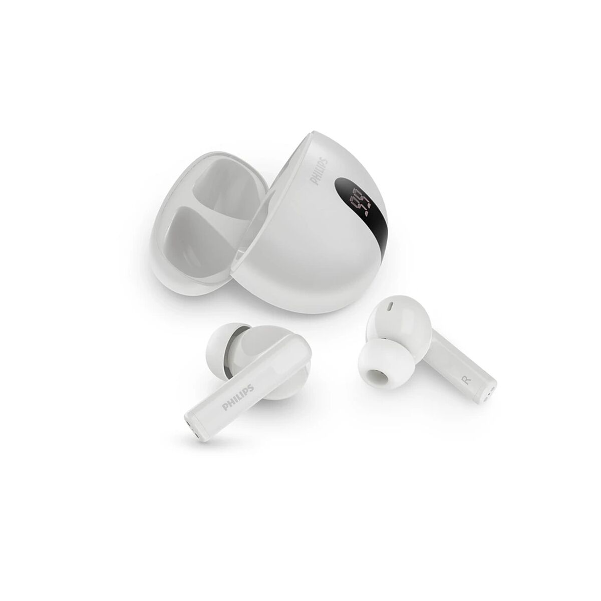 Wireless Earphones with Charging Case Philips TAT2520WT/00 White Wireless Earphones with Charging Case Philips TAT2520WT/00 White