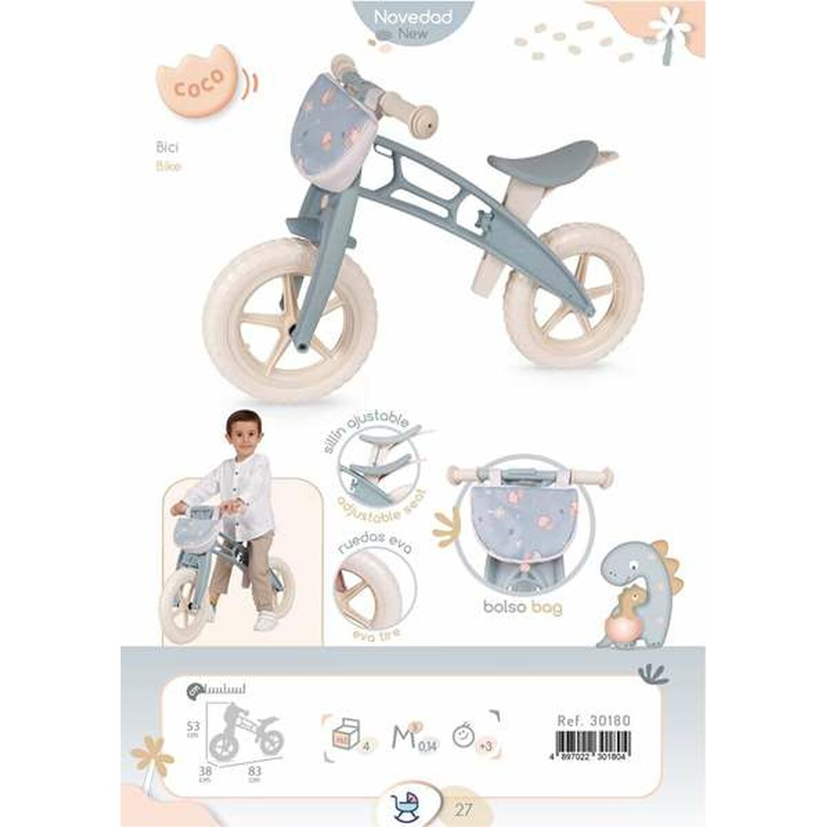 Children’s Bike Decuevas Coco 83 x 53 x 38 cm