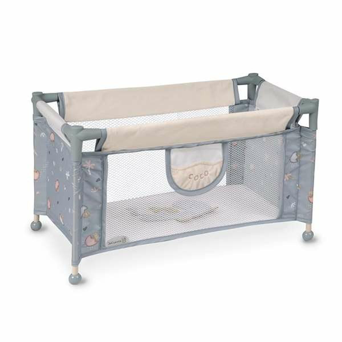 Travel cot Decuevas Coco 50 x 29 x 30 cm Blue Travel cot Decuevas Coco 50 x 29 x 30 cm Blue