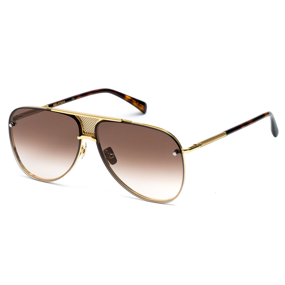 Men’s Sunglasses Belstaff BECKINGTON-SHINY-NEGRO Golden  63 mm