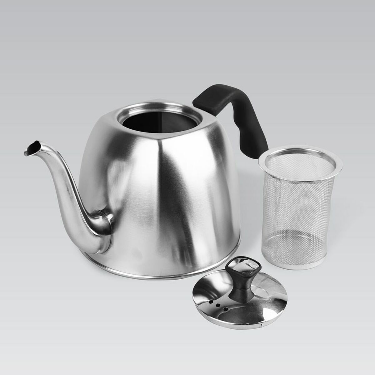 Teapot Feel Maestro MR-1333-Tea Black Steel Stainless steel Plastic 1,1 L