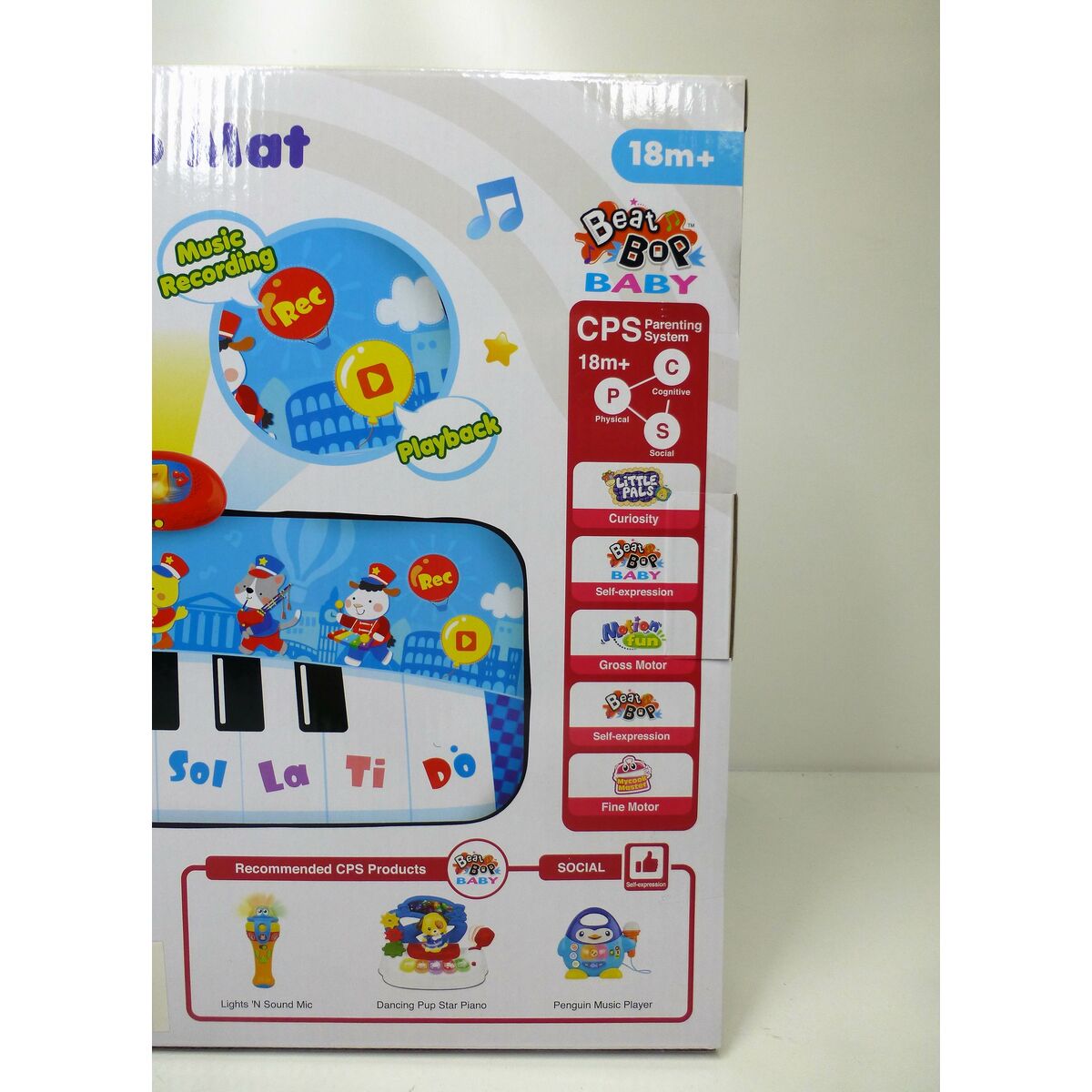 Toy piano Winfun 90 x 0,5 x 38 cm Blue animals (6 Units)