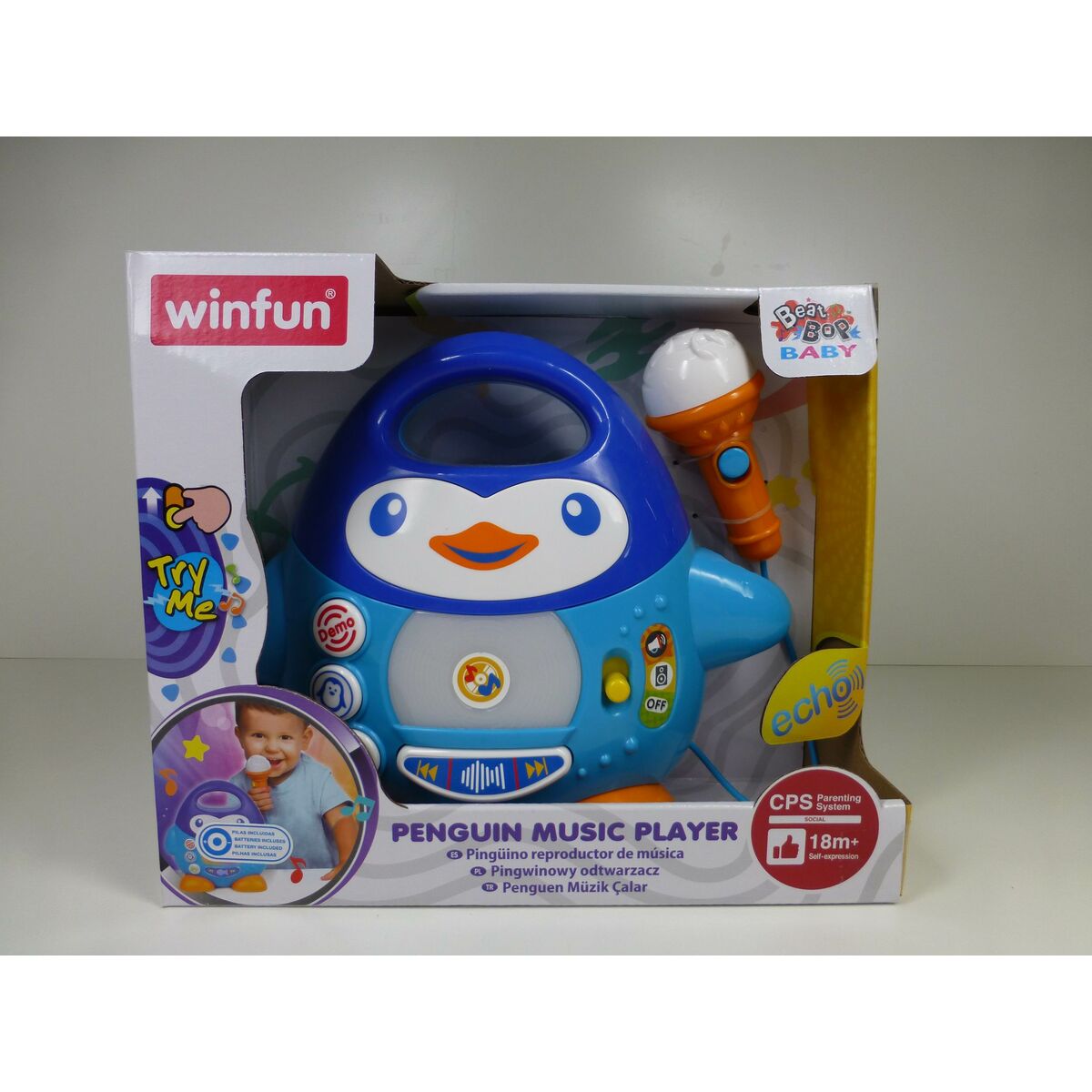 Karaoke Microphone Winfun Penguin 6 Units
