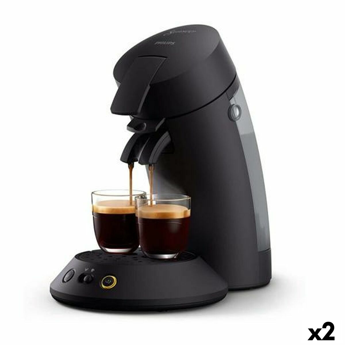 Capsule Coffee Machine Philips SENSEO ORIGINAL PLUS Black 1 bar 0,7 L (2 Units) Capsule Coffee Machine Philips SENSEO ORIGINAL PLUS Black 1 bar 0,7 L (2 Units)