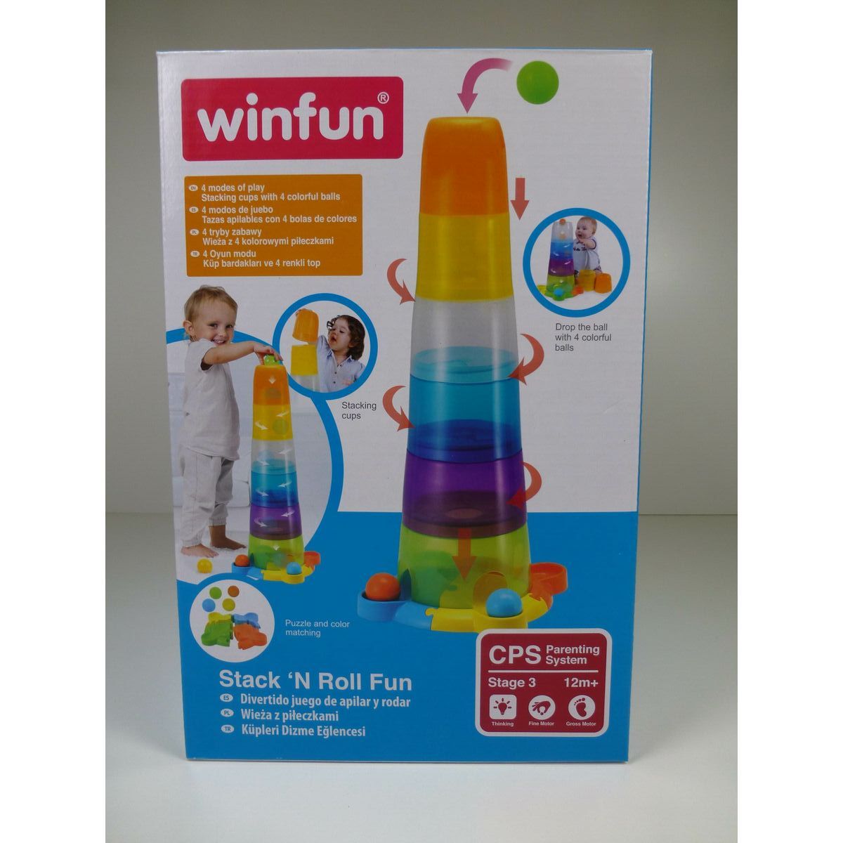 Stacking Blocks Winfun 4 Units 23 x 61 x 23 cm