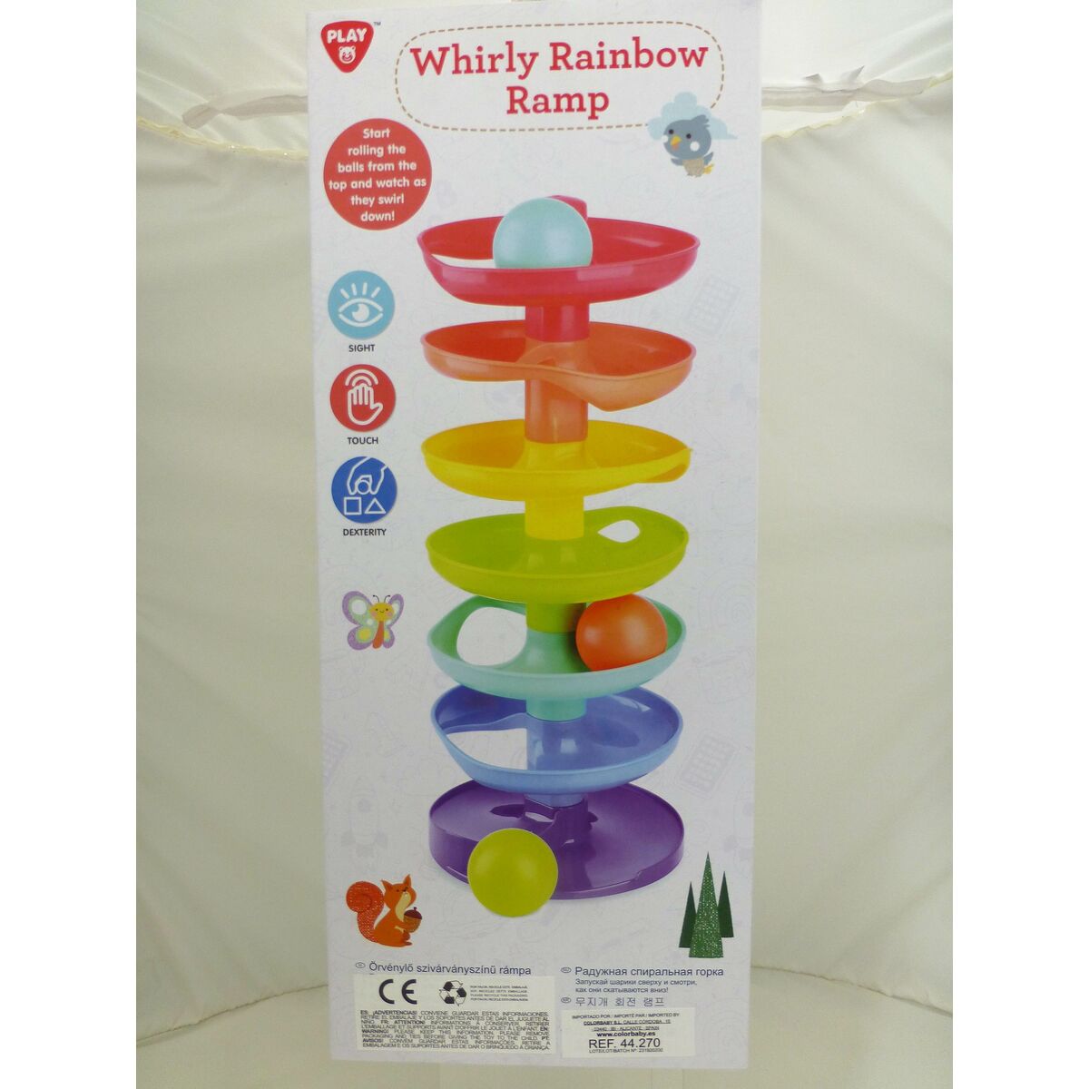 Activity Spiral PlayGo Rainbow 4 Units 15 x 37 x 15,5 cm