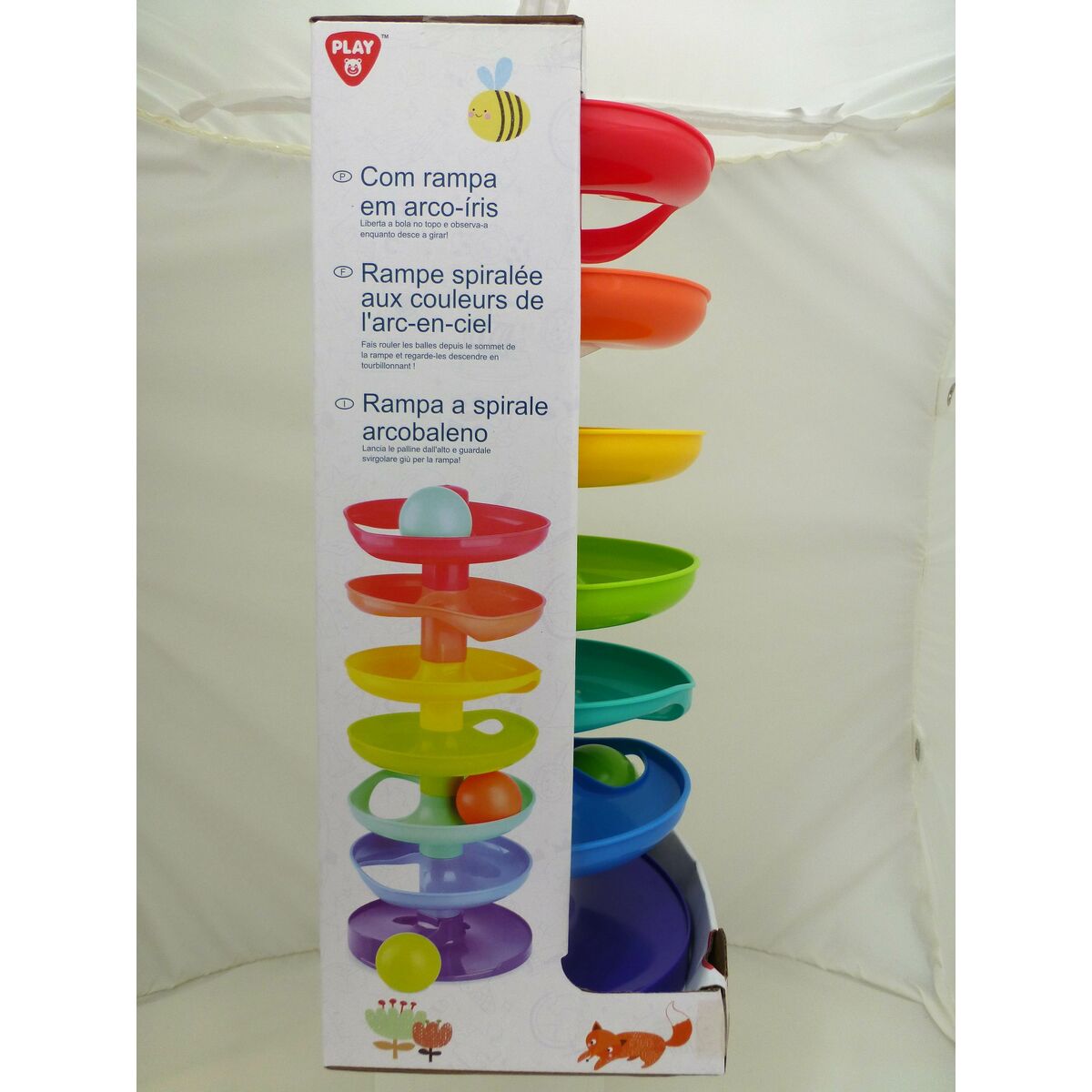 Activity Spiral PlayGo Rainbow 4 Units 15 x 37 x 15,5 cm