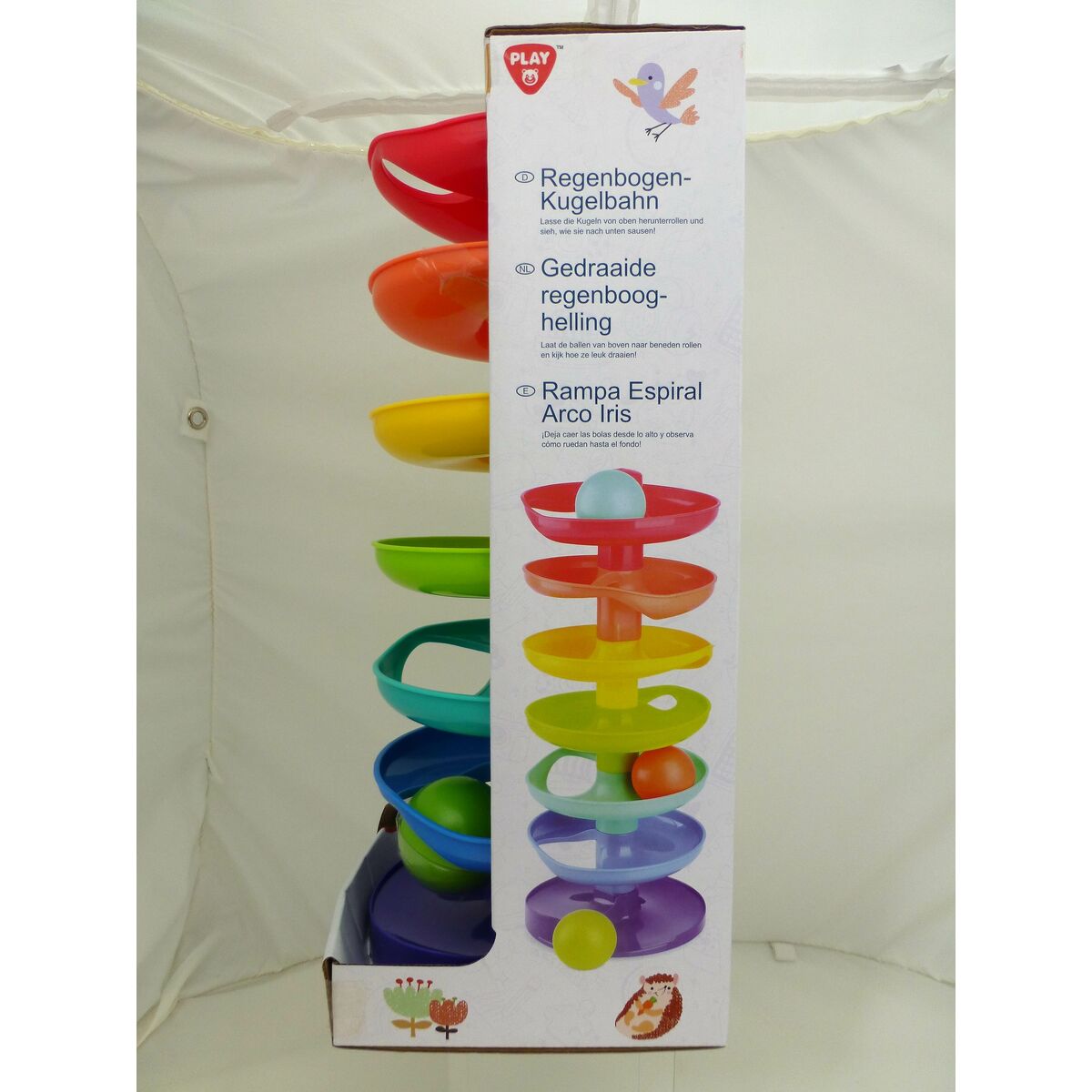 Activity Spiral PlayGo Rainbow 4 Units 15 x 37 x 15,5 cm