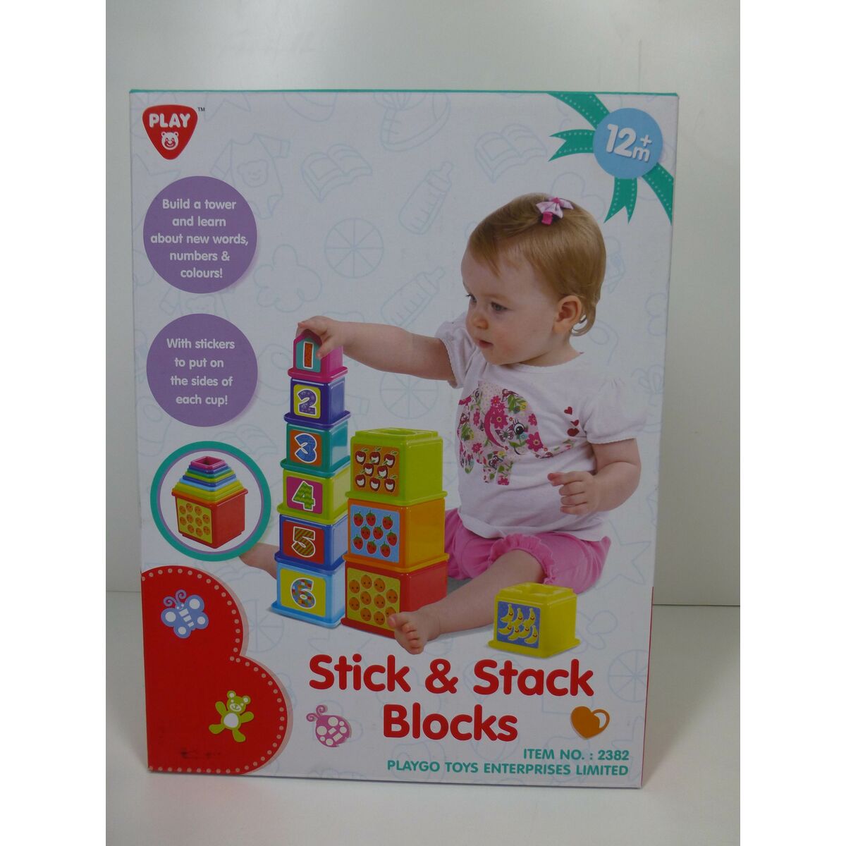 Stacking Blocks PlayGo 4 Units 10,2 x 50,8 x 10,2 cm