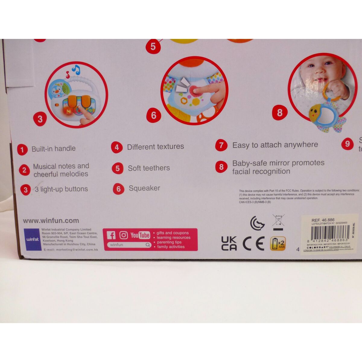 Set of Toys for Babies Winfun 14 x 20,5 x 7,5 cm (4 Units)