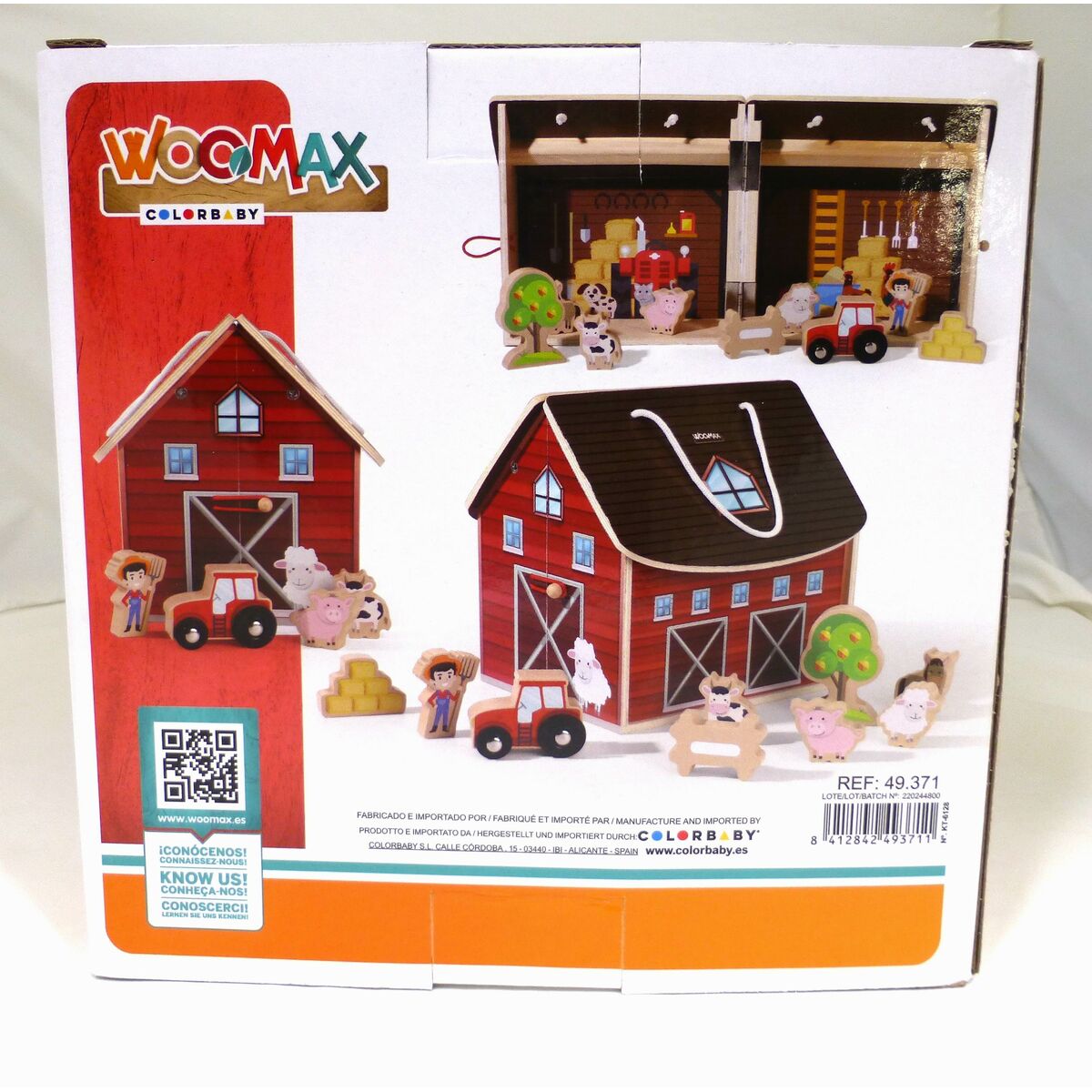 Playset Woomax Farm 9 Pieces 4 Units 19 x 18 x 19 cm