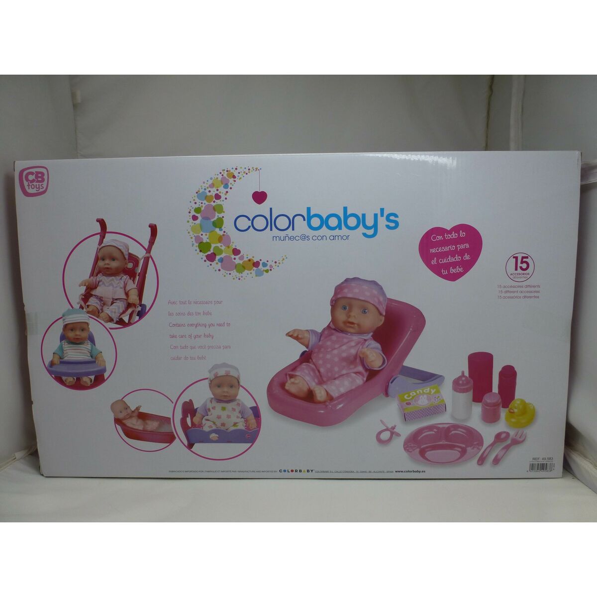 Dolls Accessories Colorbaby 2 Units