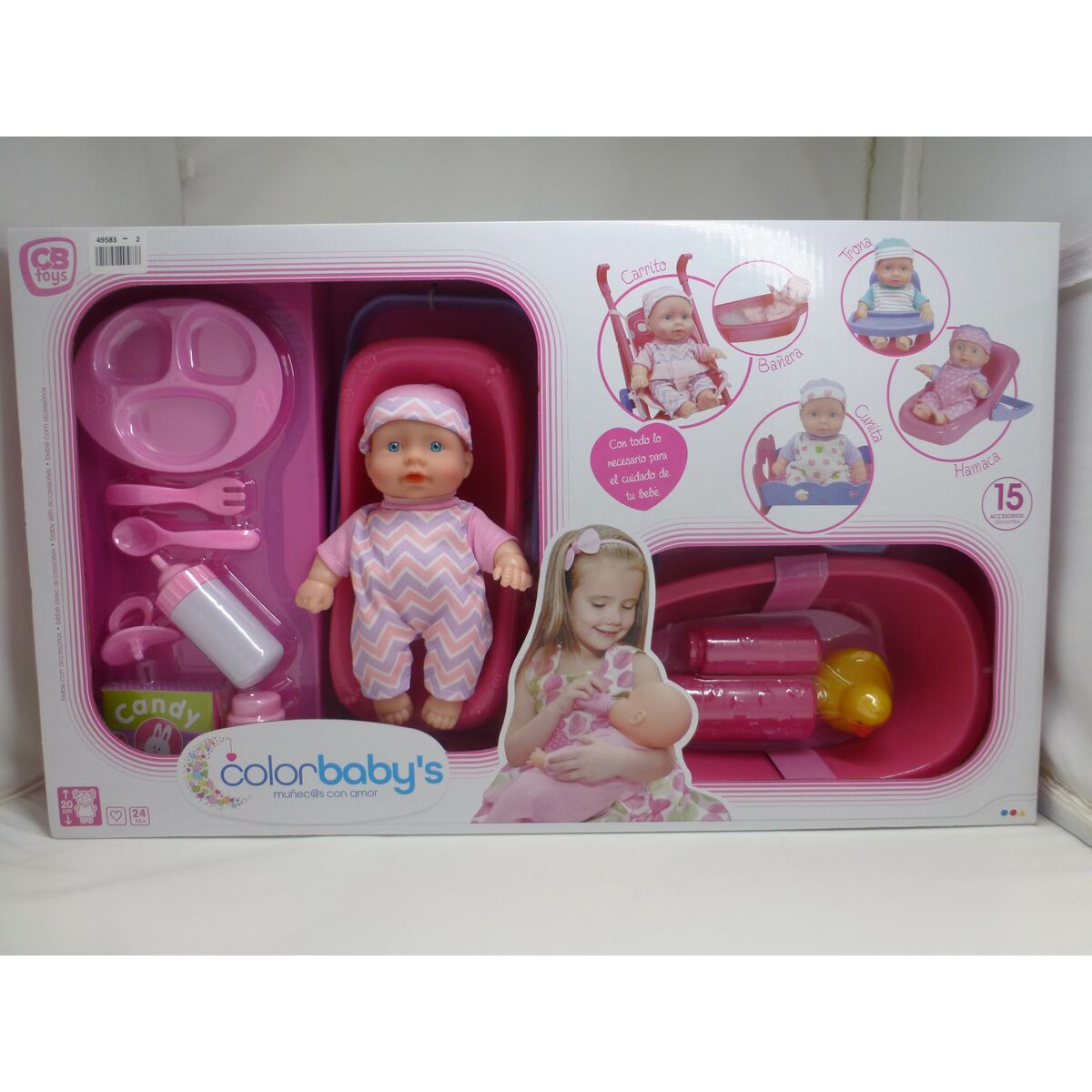 Dolls Accessories Colorbaby 2 Units