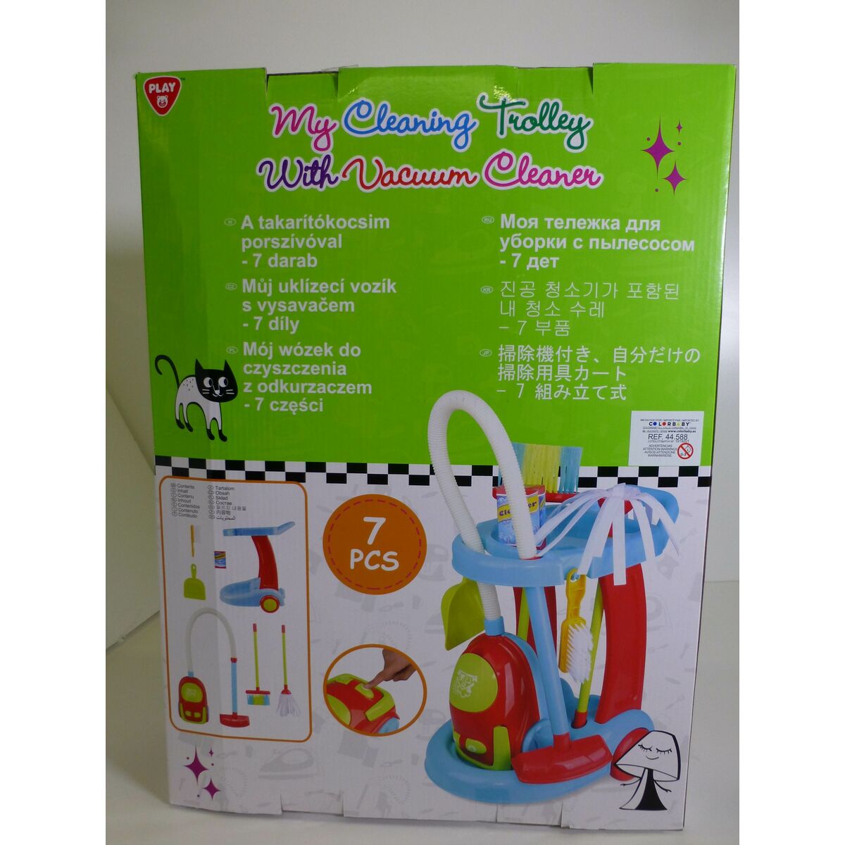 Cleaning Trolley with Accessories PlayGo 30,5 x 67 x 37 cm (2 Units)