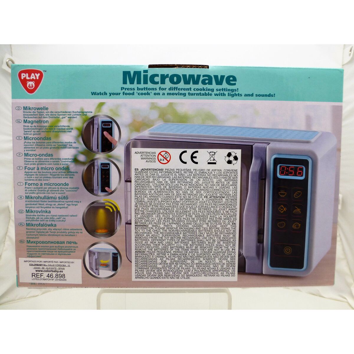 Microwave PlayGo 24 x 17 x 11 cm (2 Units)