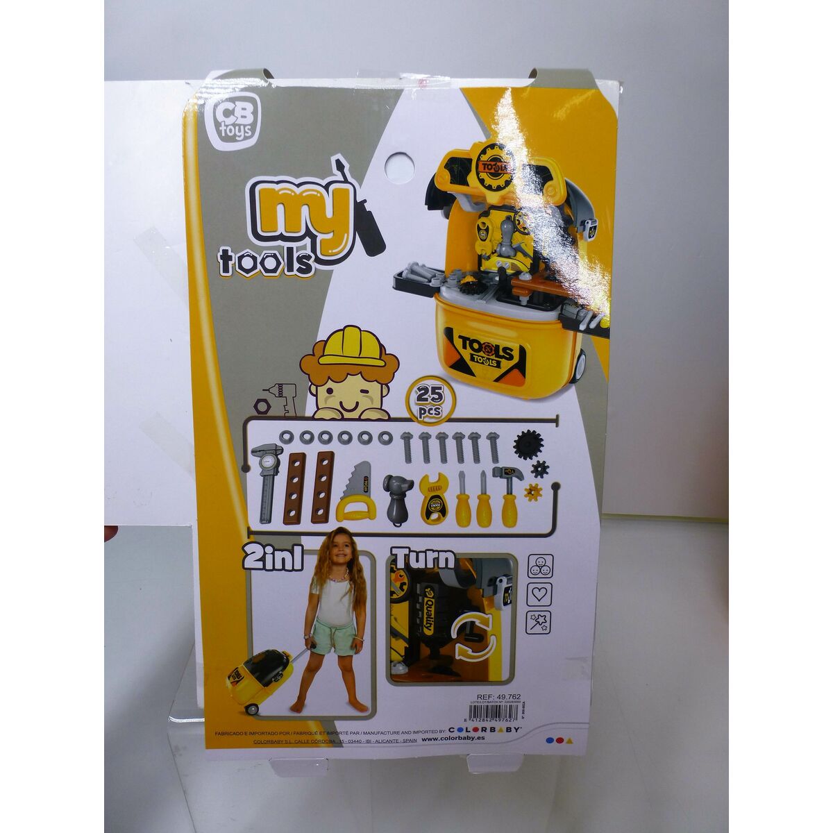 Tool Set Colorbaby My Tools With wheels 2 Units