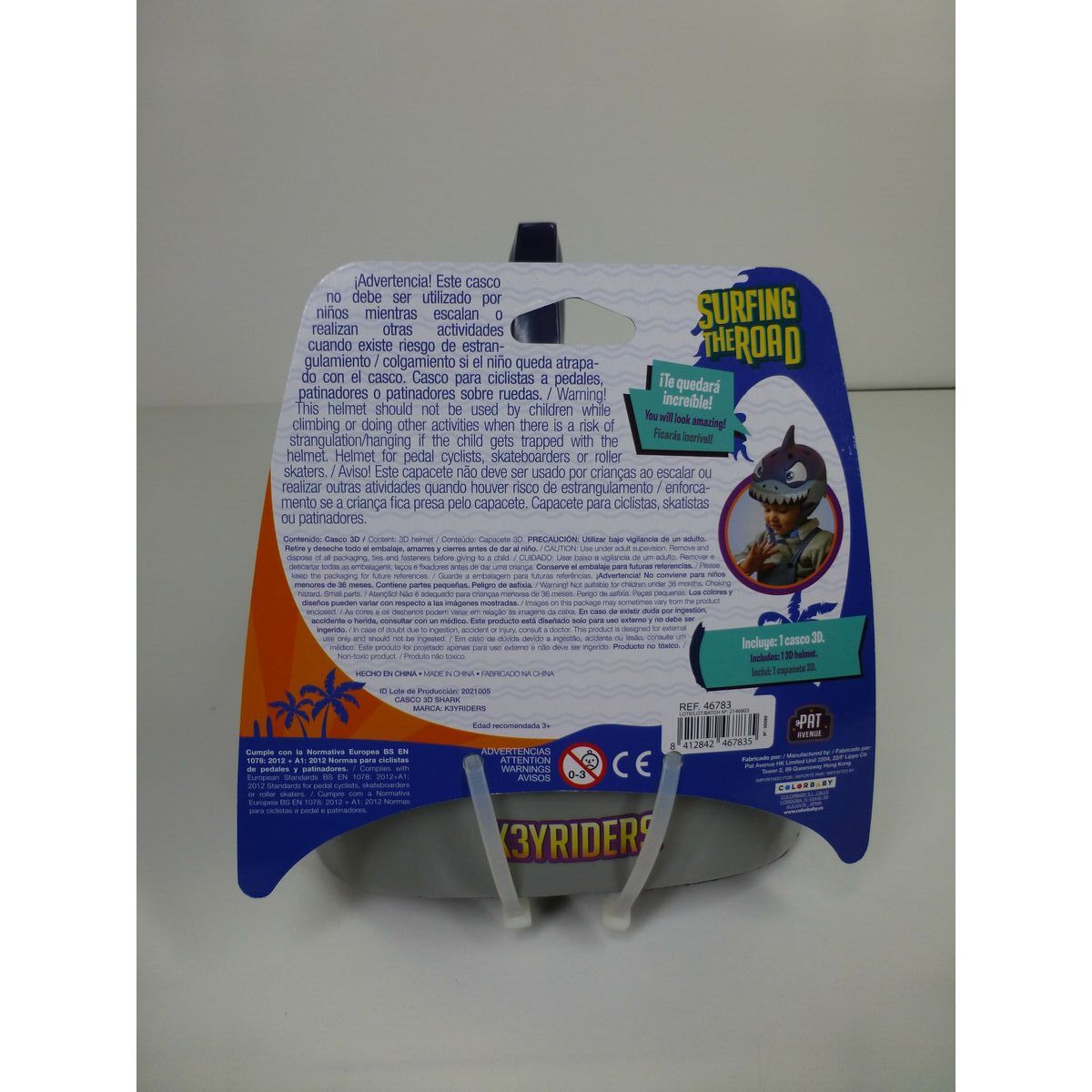 Baby Helmet K3yriders Shark 52-55 cm (4 Units)