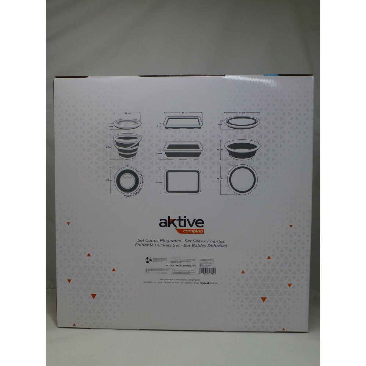 Bucket set Aktive Foldable 2 Units