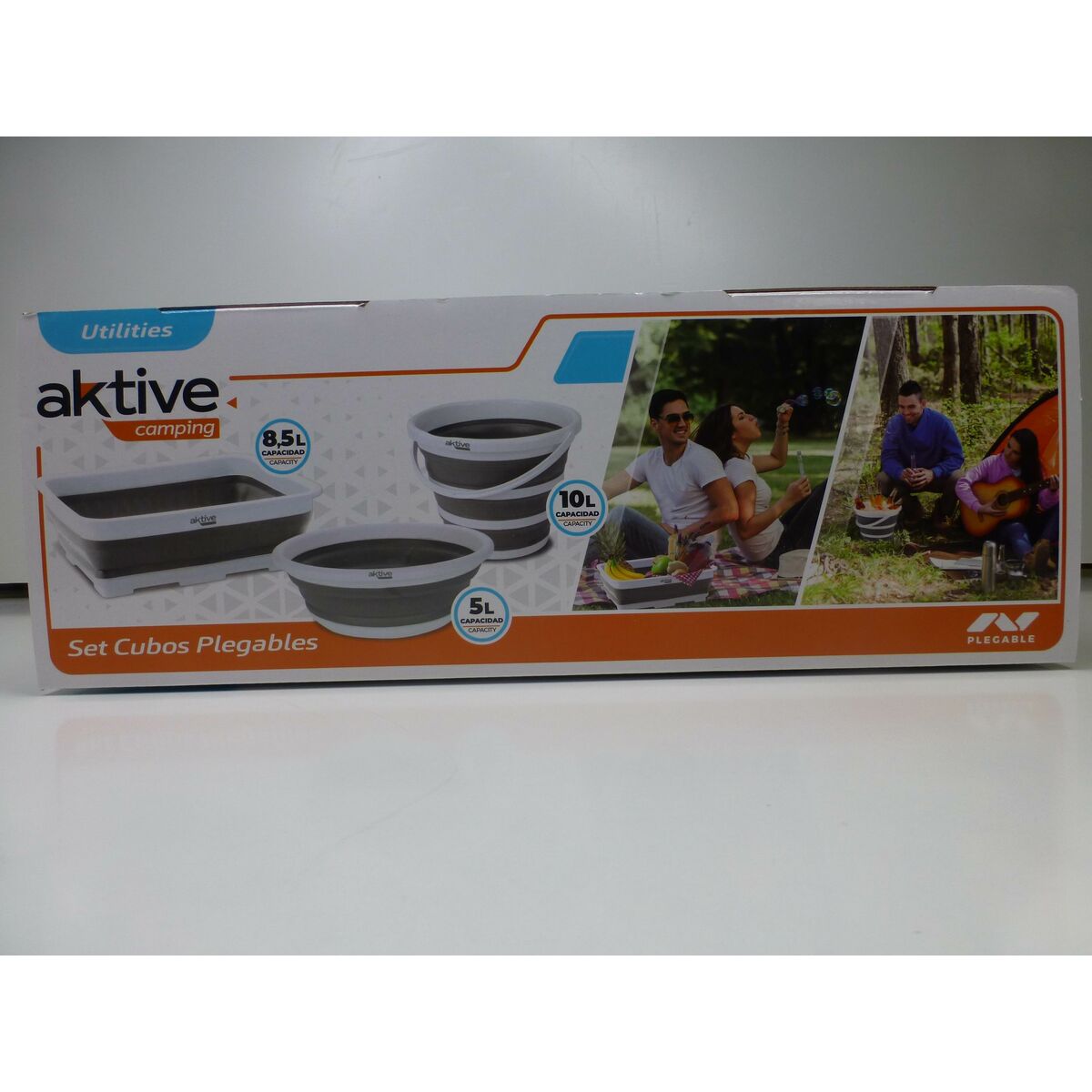 Bucket set Aktive Foldable 2 Units
