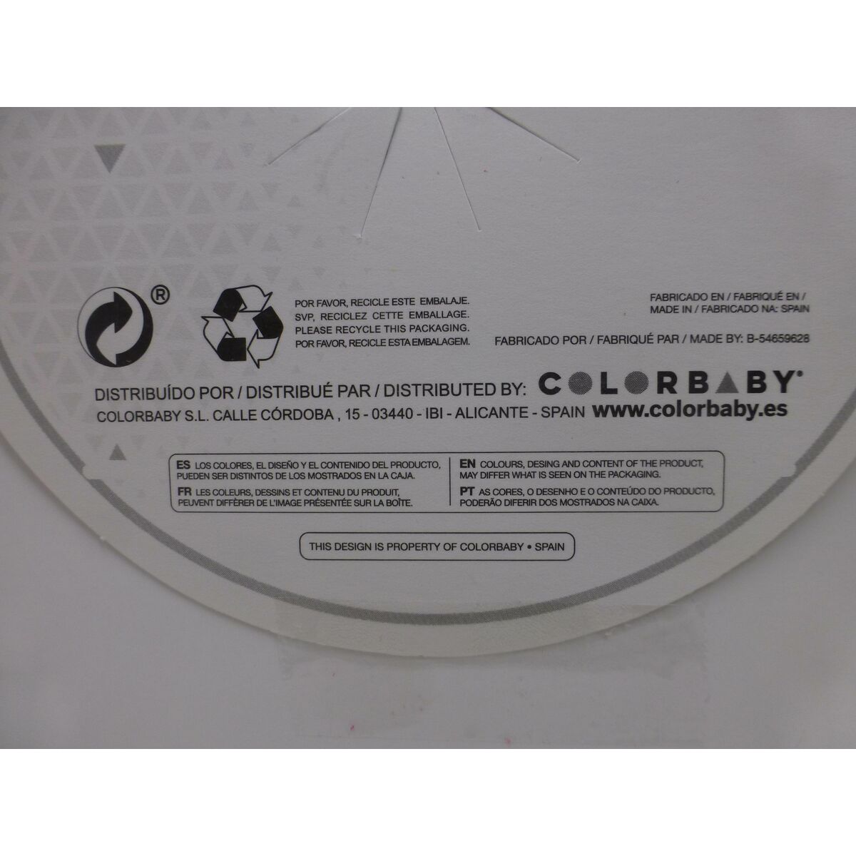 Umbrella hanger Aktive Plastic 18,5 x 40,5 x 8 cm (6 Units)