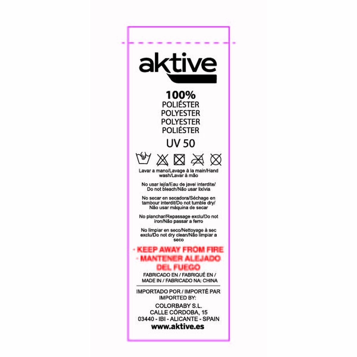 Sunshade Aktive Aluminium Polyester 170T 200 x 203,5 x 200 cm (6 Units)
