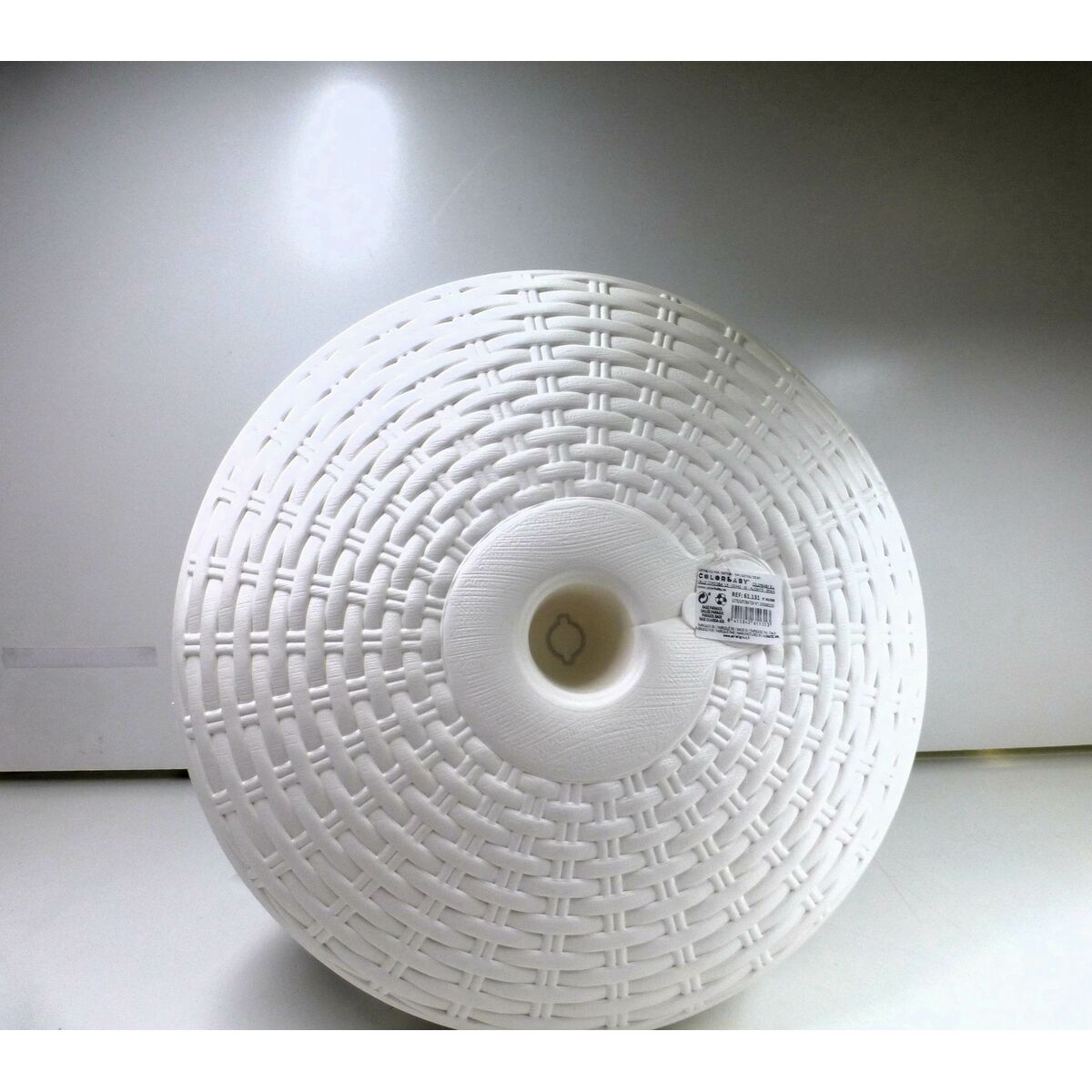 Base for beach umbrella Aktive White Plastic 45 x 30 x 45 cm (5 Units)