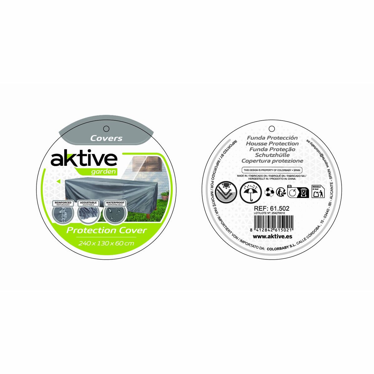 Protective Case Aktive Tables 240 x 60 x 130 cm (6 Units)