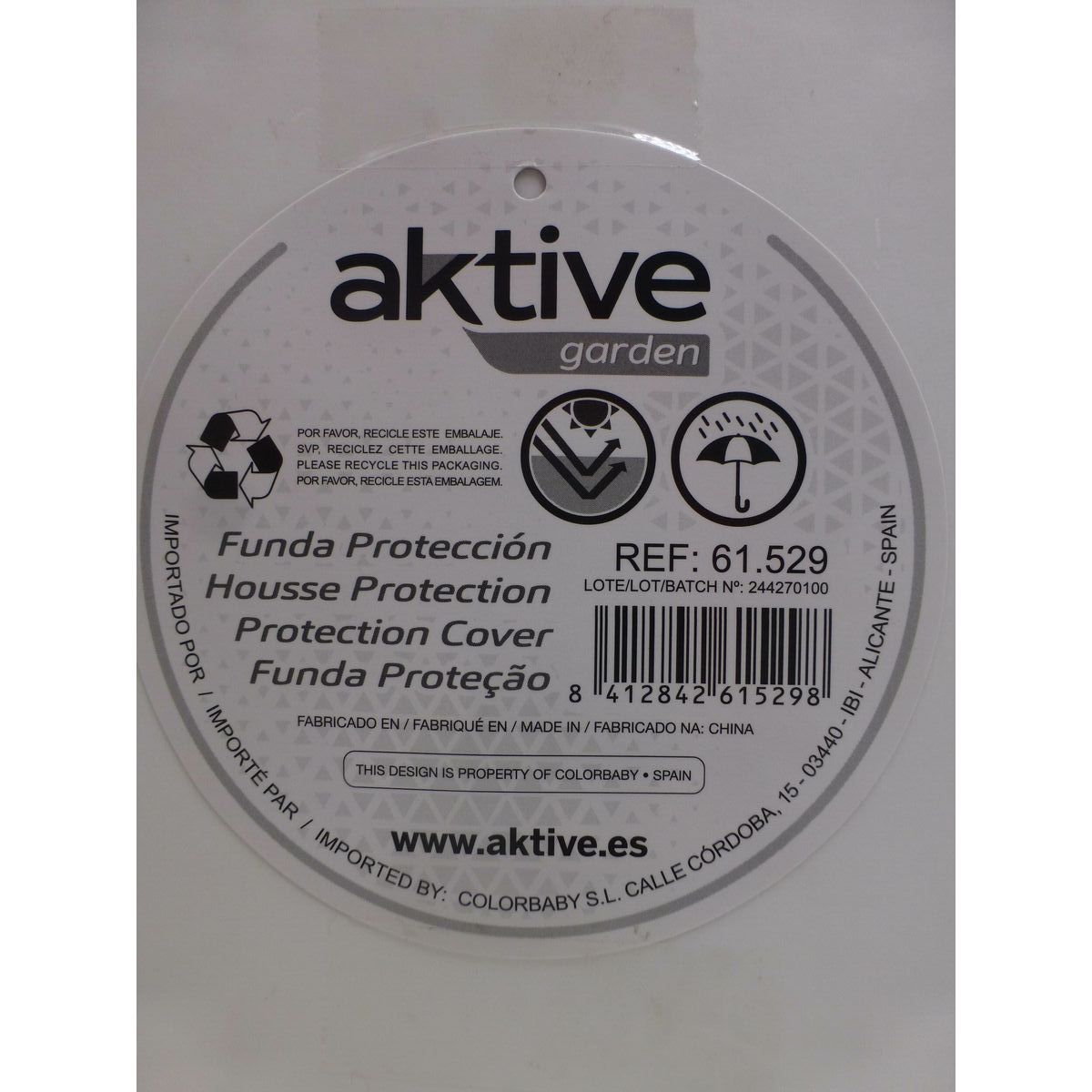 Protective Case Aktive  120 cm Tables 120 x 60 x 120 cm (6 Units)