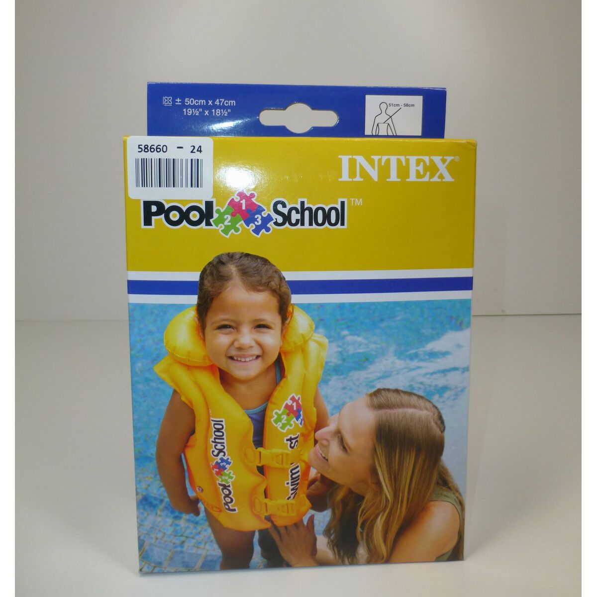Inflatable Swim Vest Intex 50 x 47 x 40 cm (24 Units)