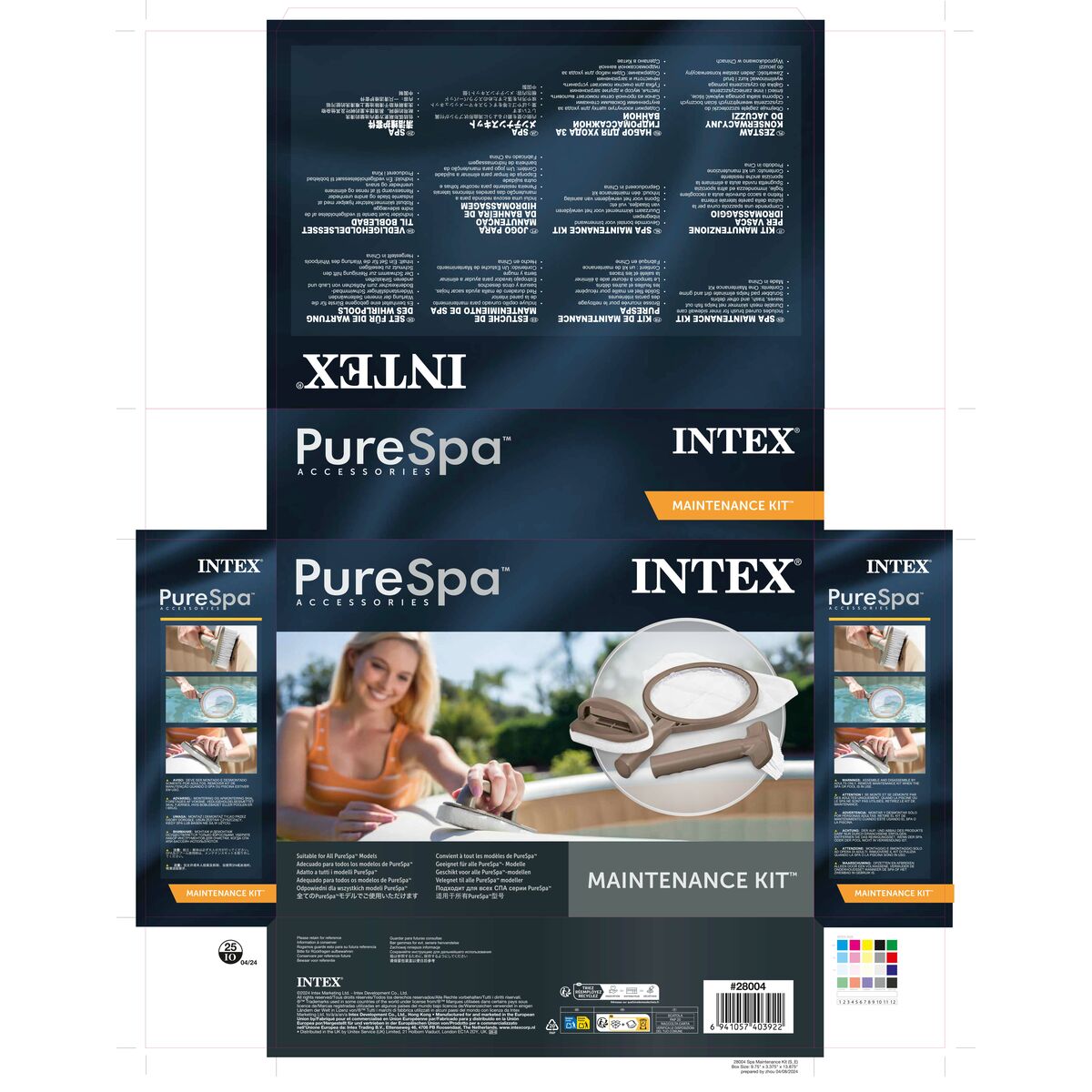 Maintenance kit Intex 28004 37 x 21 x 23 cm (6 Units)