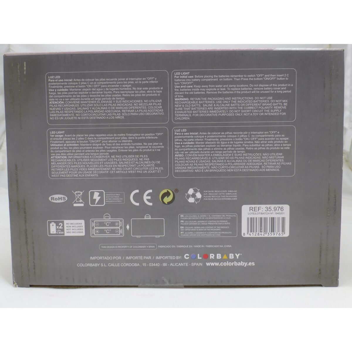 Decorative Electric Chimney Breast Ambients 20 x 23 x 14 cm (2 Units)