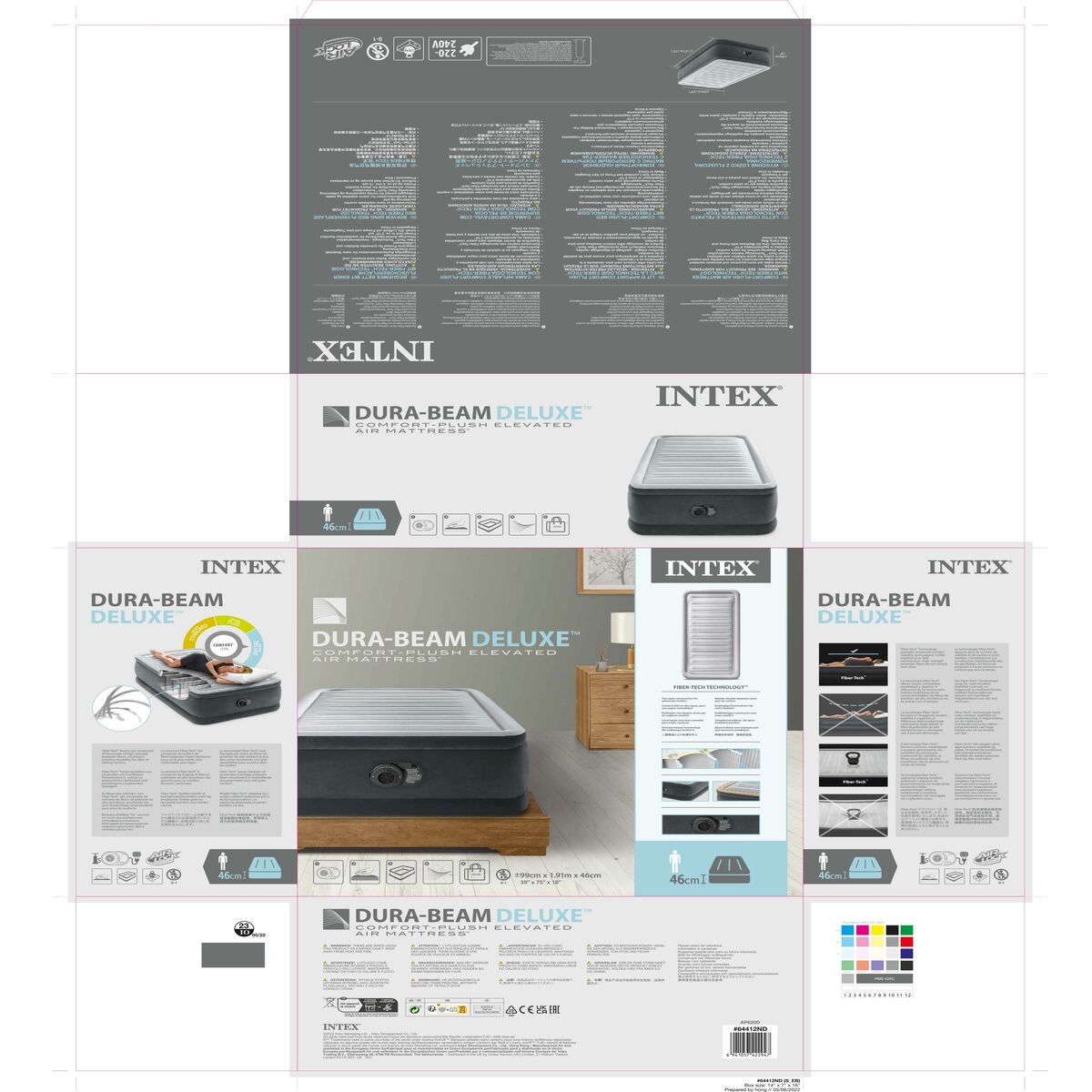 Inflatable Mattress Intex 99 x 46 x 191 cm