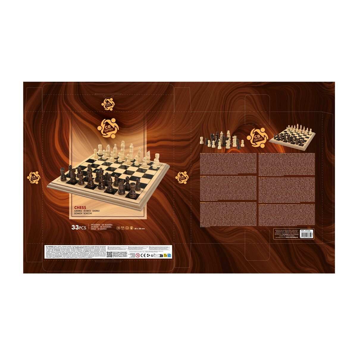 Chess CB Games Wood (4 Units)