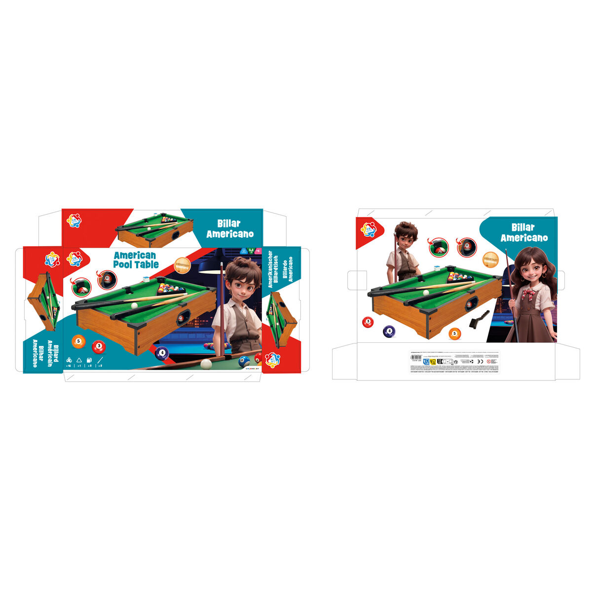 Tabletop Billiards CB Games 51 x 9 x 31 cm (2 Units)