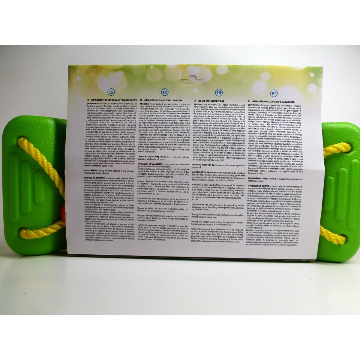 Swing seat Colorbaby 43 x 175 x 17 cm (4 Units)