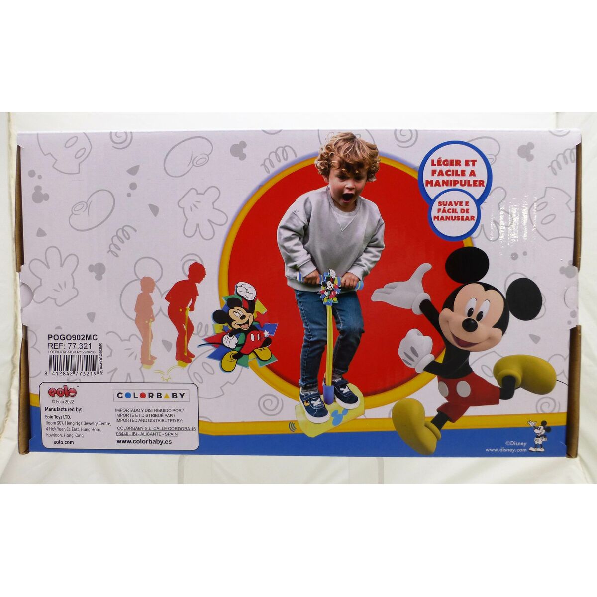Pogobouncer Mickey Mouse 3D Yellow Children’s (4 Units)